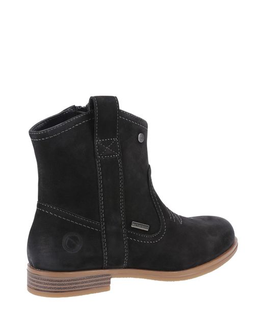 Cotswold Black Signet Ankle Boots