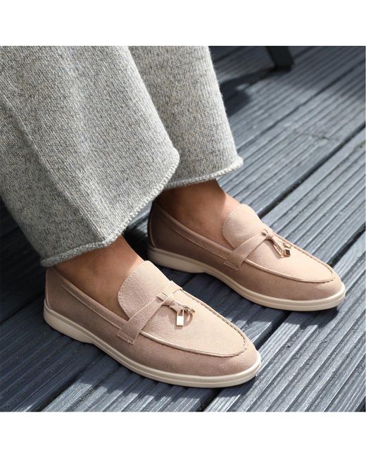 Where's That From Multicolor Pegasus Wide Fit Slip On Trim Loafers With Accesso