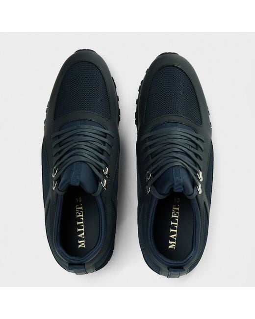 Mallet Blue Diver Trainers for men