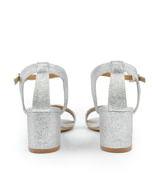Where's That From Black Block Heel Block Court Shoes
