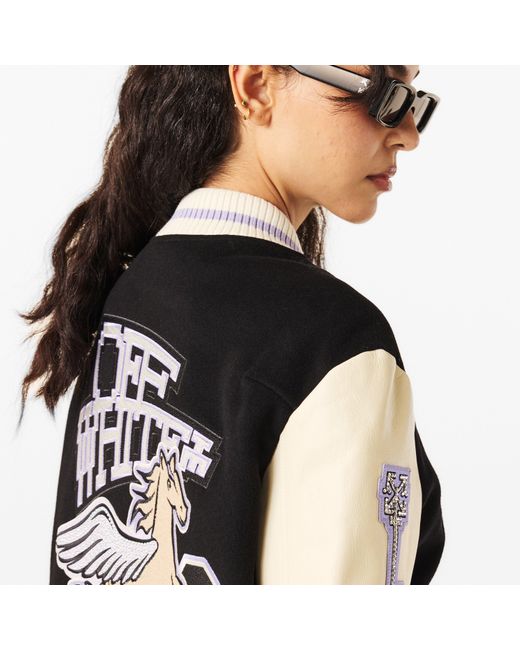 Off-White c/o Virgil Abloh Black Technical Fabric Metal Zip Bomber Jacket