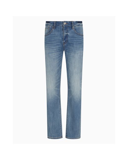 ARMANI EXCHANGE Blue Slim Fit Jeans for men