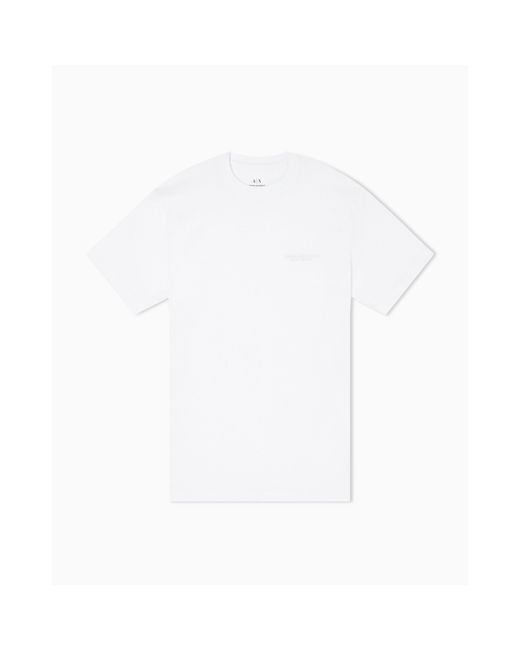 ARMANI EXCHANGE White T-Shirt for men