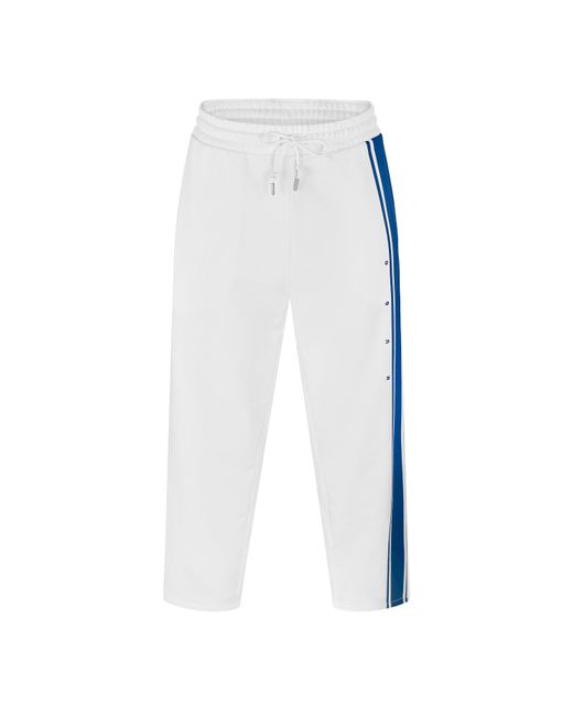 HUGO White Open Hem Fleece Joggers for men