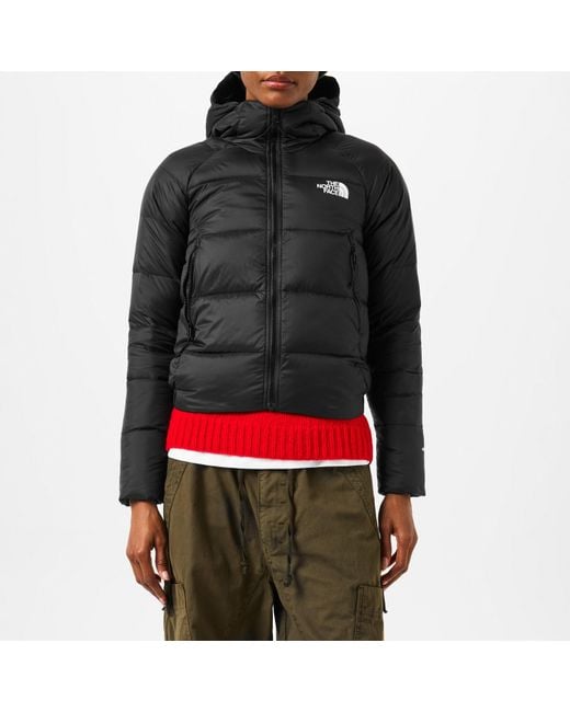 The North Face Black Hyalite Water Resistant Down Short Puffer Jacket