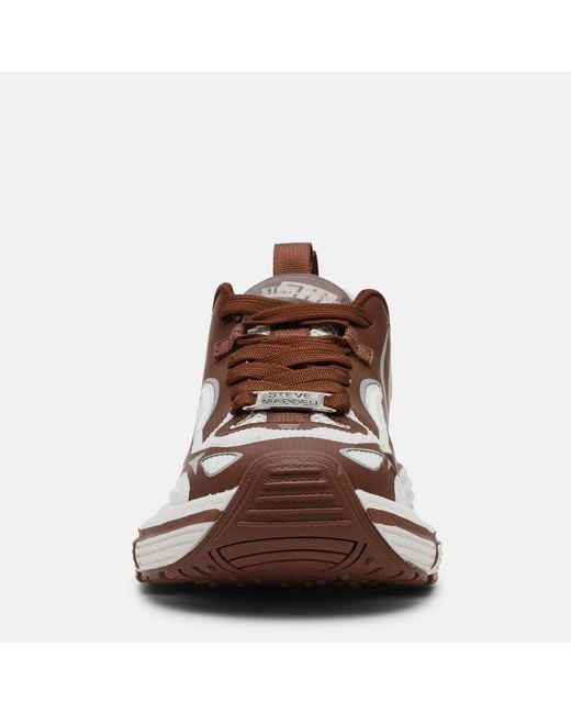 Steve Madden Brown Power 2 Low-Top Trainers