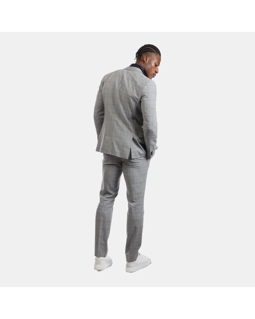 HUGO Gray Arti Hestenx Suit for men