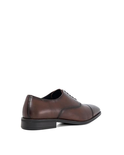 Dune Brown Steffon Derby Shoes for men