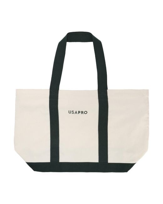 Usa Pro Black Canvas Tote