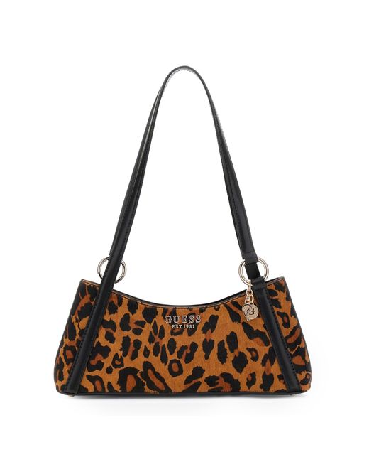 Guess Brown Domitilla Shoulder Bag