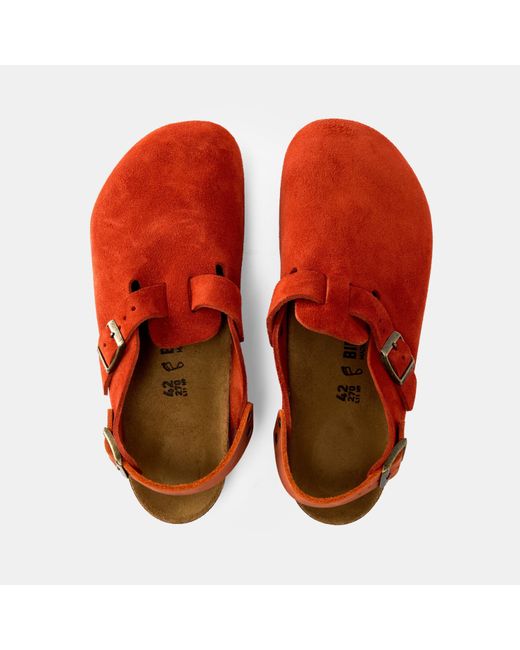 Birkenstock Red Tokio Clogs for men