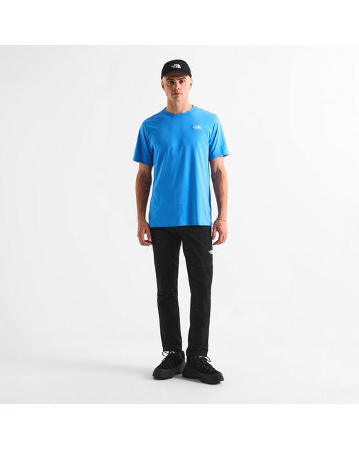 The North Face Blue Regular Fit Simple Dome T-Shirt for men