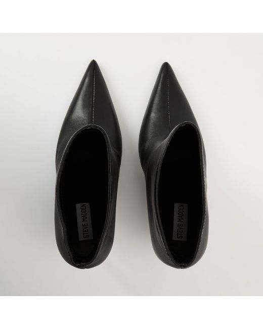 Steve Madden Black Sentinel Ankle Heeled Boots