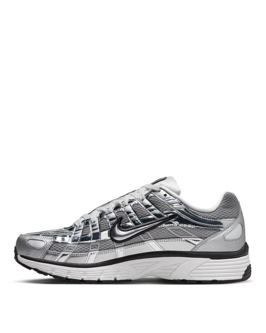 Nike Gray P-6000 Shoes for men