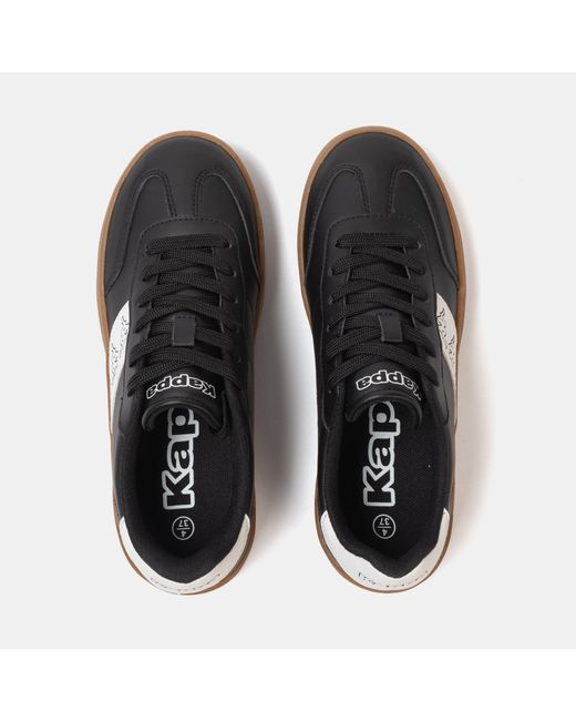 Kappa Black Scafa Platform Ladies Trainers
