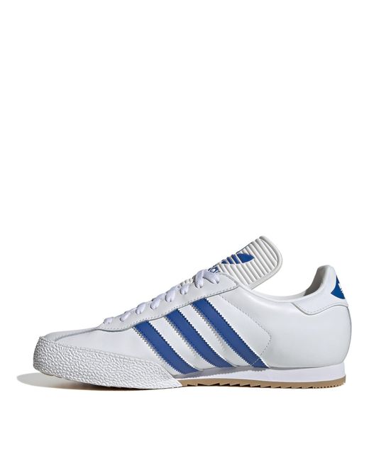 Adidas Blue Samba Super Trainers for men