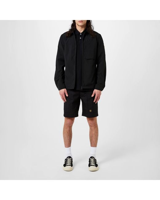 Belstaff Black Path Long Sleeve Overshirt for men