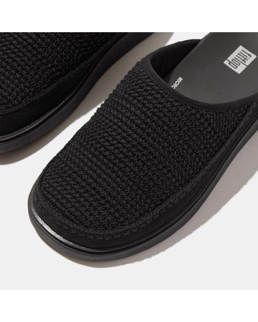Fitflop Black Gen-Ff Crochet Mules