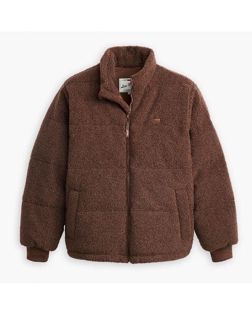 Levi's Brown Levi's Rocky Shrt Puffer for men