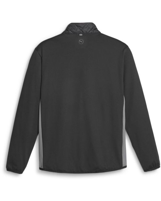 PUMA Gray Frost Quilted Jacket Golf for men