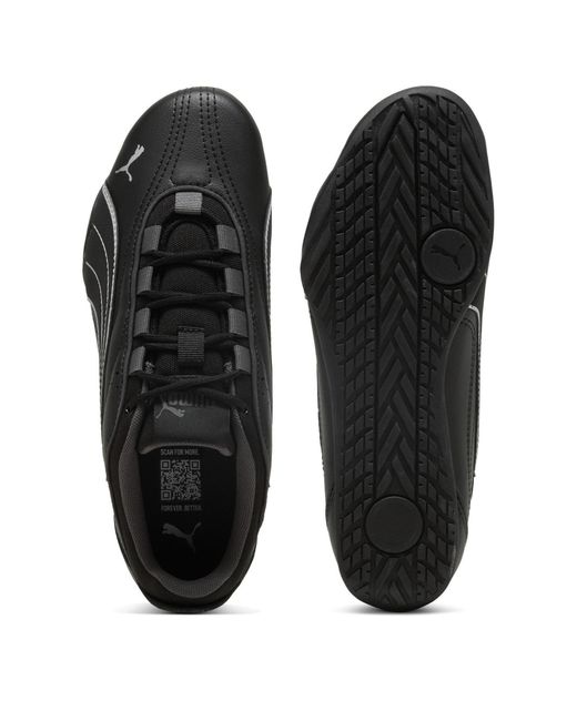 PUMA Black Catch Low-Top Trainers