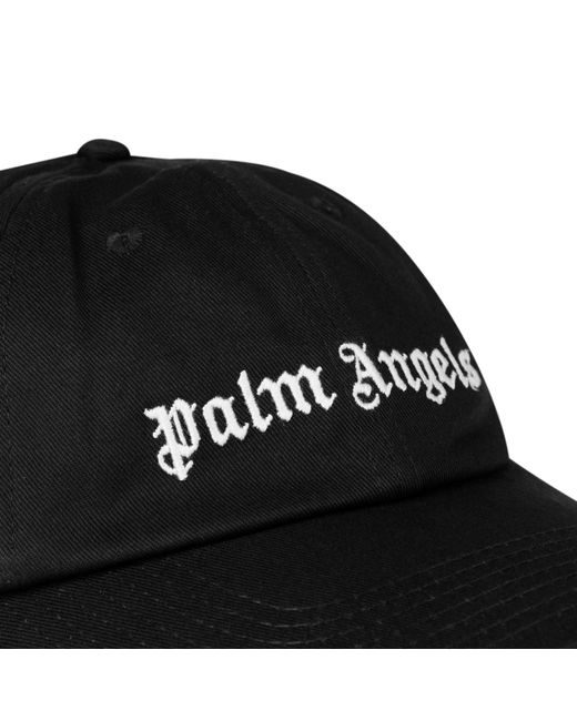 Palm Angels Black Logo Cap for men