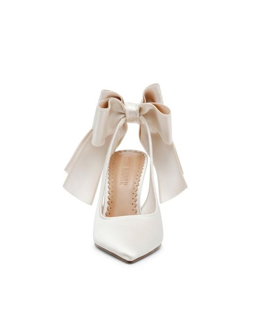 Steve Madden White Teacup Slingback