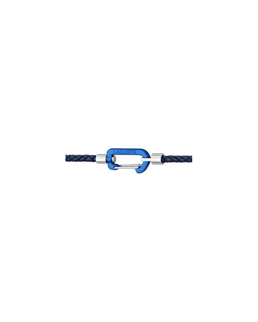 Lacoste Blue Matt Double Wrap Bracelet for men