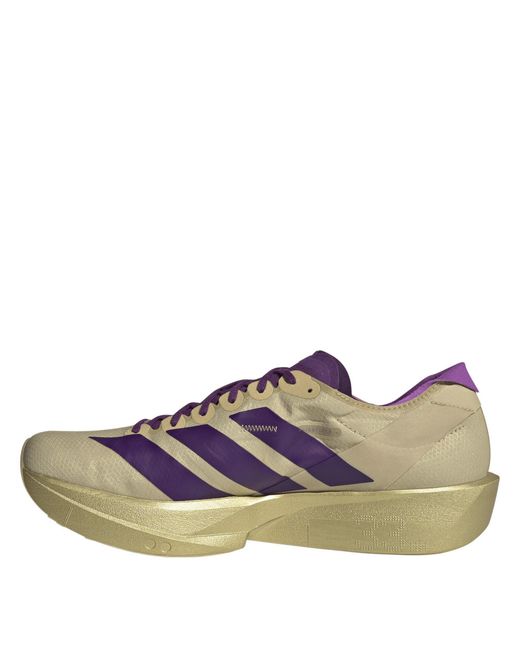 Adidas Blue Adizero Takumi Sen Fast Running Shoes for men
