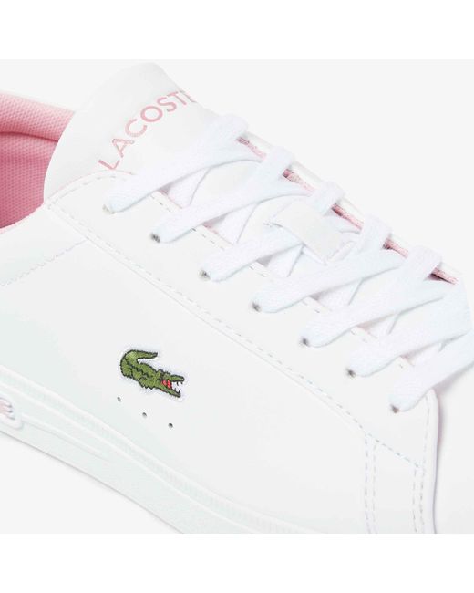 Lacoste White Carnaby Low Top Trainers