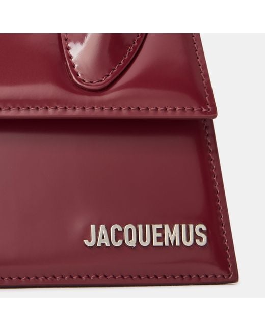 Jacquemus Red Jacquard Top Handle Bag