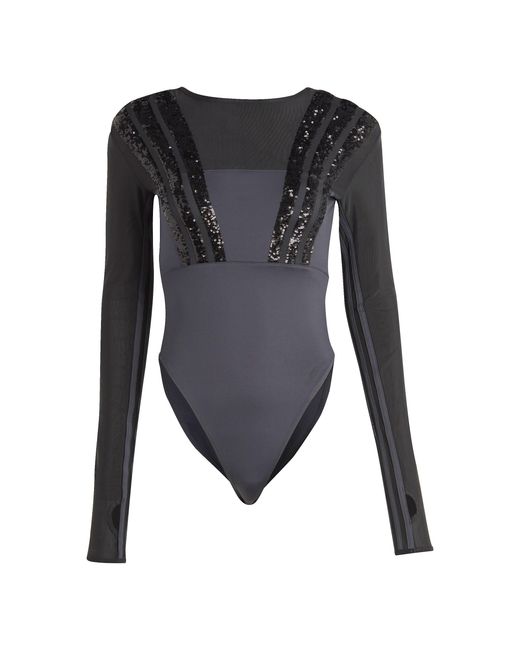 Adidas Originals Gray Adidas Version Santiago Bodysuit