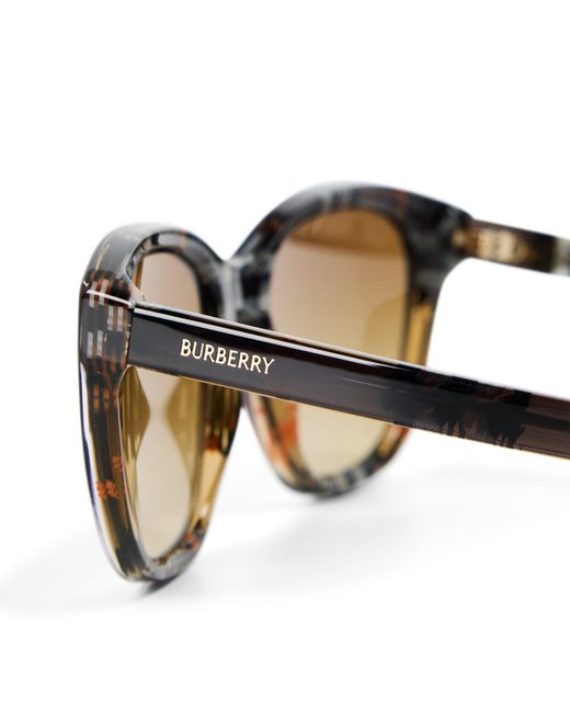 Burberry Brown 0Be4486 Cat Eye Sunglasses