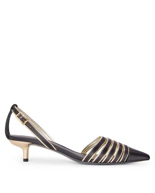 Emporio Armani Metallic Heels