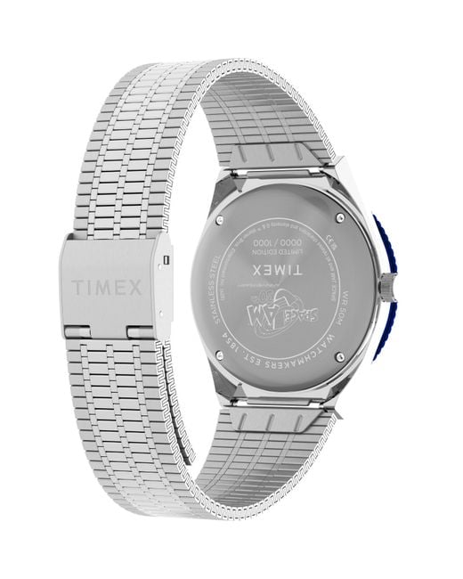Timex Blue Space Jam 30Th Anniversary Collaboration Watch for men