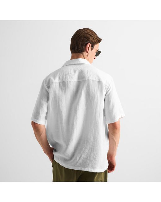 Maison Kitsuné White Resort Shirt for men