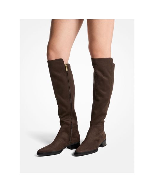 MICHAEL Michael Kors Brown Bromley Flat Boots