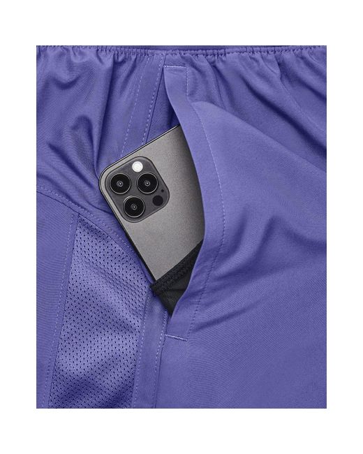 Under Armour Blue Ua Launch 7In Shorts for men