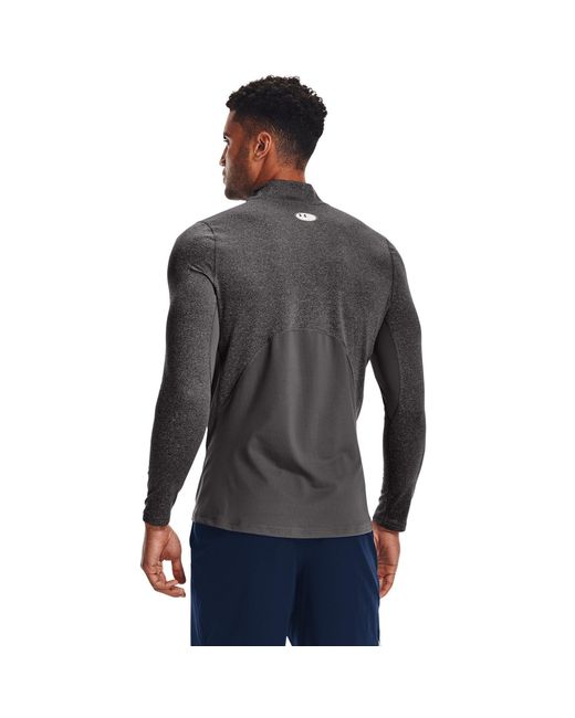 Under Armour Gray Coldgear Armour Fitted Mock for men