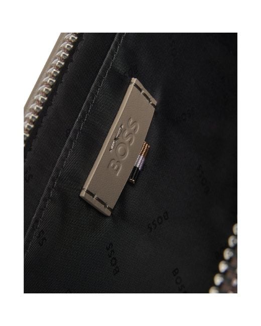 Boss Gray Newrosstown Shoulder Bag for men