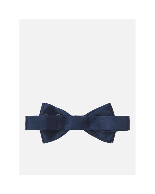 Jack & Jones Blue Solid Bowtie for men