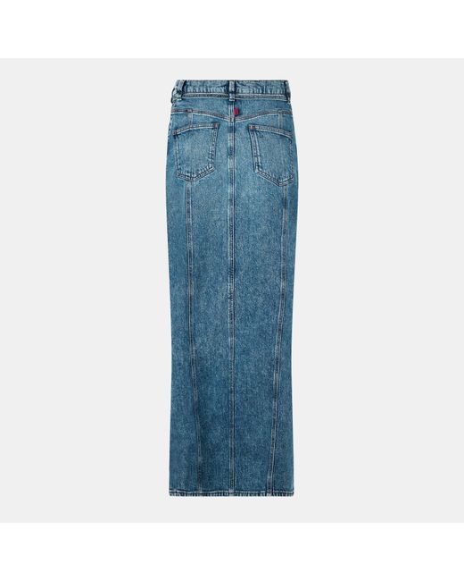 HUGO Blue Getini Denim Skirt