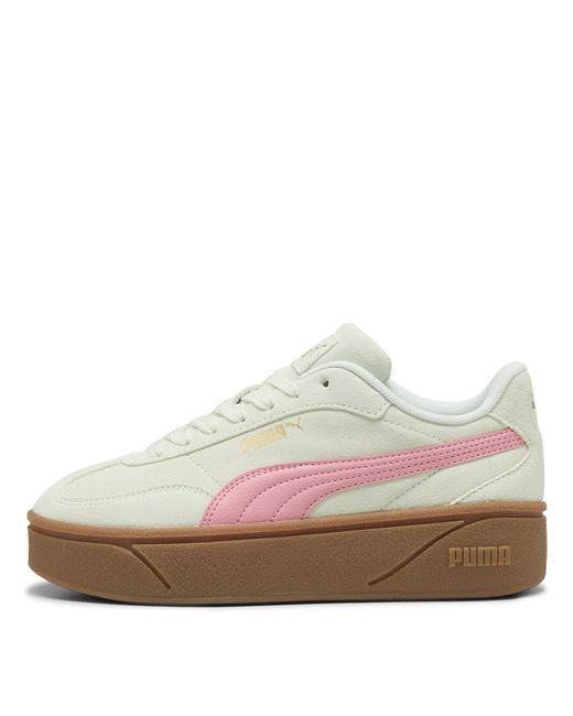 PUMA White Club Era Ii Platform Trainers