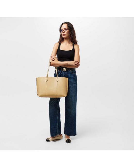 Tory Burch Natural Perry Tote Bag