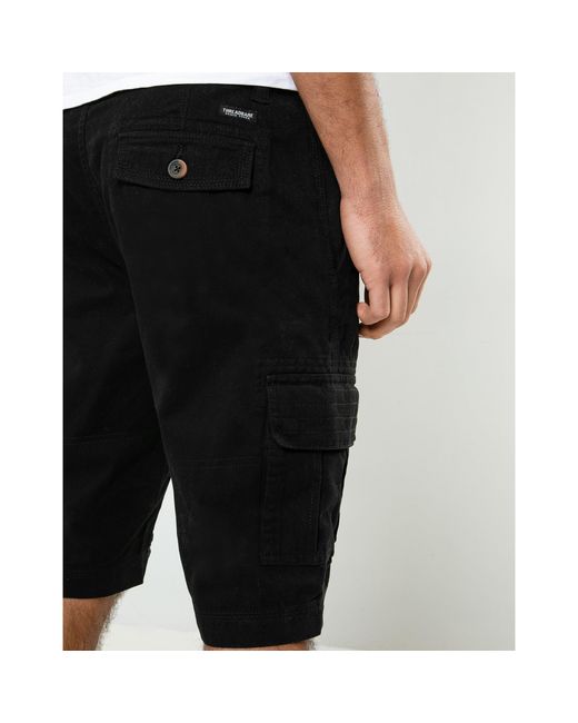 Threadbare Black Cargo Shorts for men