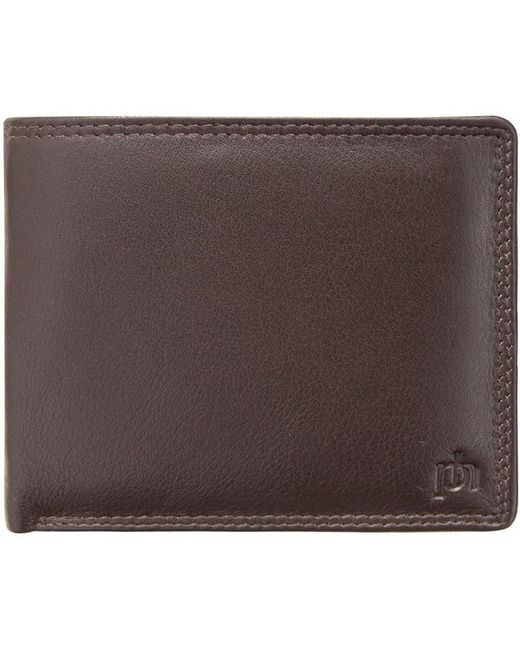 Primehide Brown Washington Trifold Rfid Leather Wallet for men