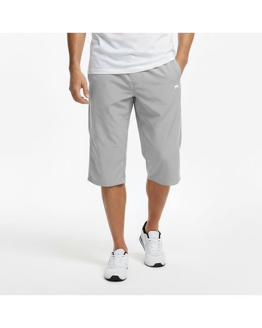 Slazenger 1881 Gray Three Quarter Length Tracksuit Bottoms for men