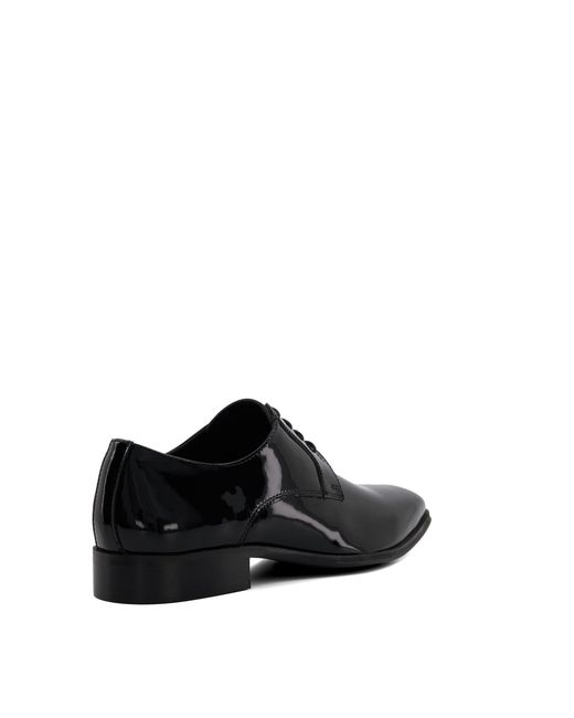 Dune Black Sheer Smart Patent Gibson Shoes Size 7 for men