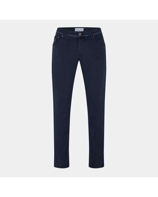 Jacob Cohen Blue Slim Fit Trousers for men