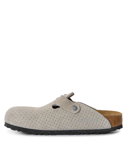 Birkenstock Gray Bstk Boston Leve Dotte 64
